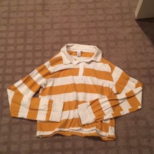 Stripped Top— yellow